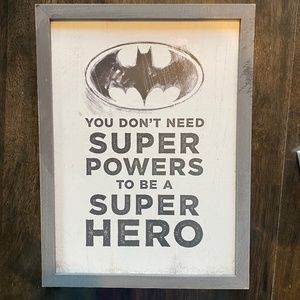 DC Comics Batman Wood Wall Art